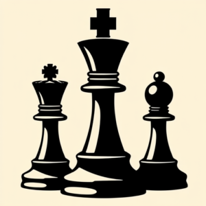 Blackout Chess Tattoo