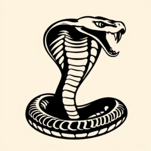 Blackout Cobra Tattoo