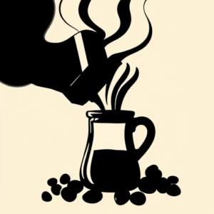 Blackout Coffee Tattoo