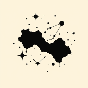 Blackout Constellation Tattoo