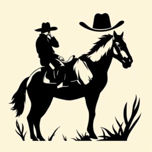 Blackout Cowboy Tattoo