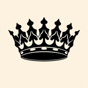 Blackout Crown Tattoo