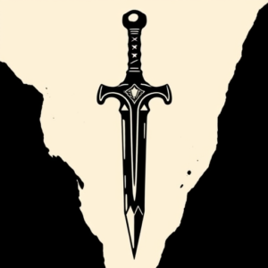 Blackout Dagger Tattoo