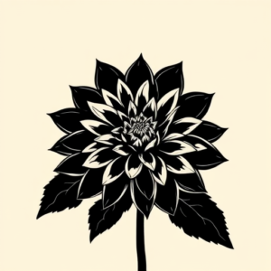 Blackout Dahlia Tattoo