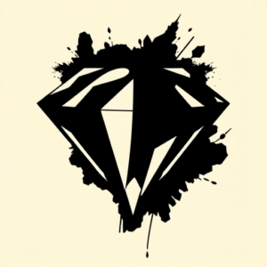 Blackout Diamond Tattoo