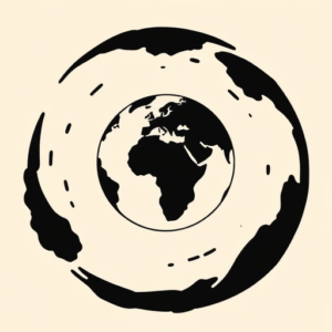 Blackout Earth Tattoo