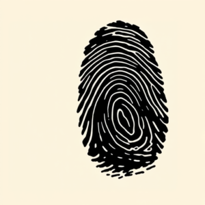 Blackout Fingerprint Tattoo