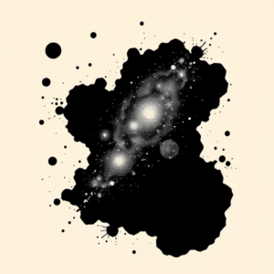 Blackout Galaxy Tattoo