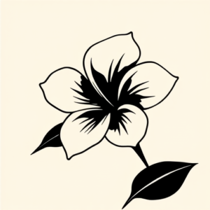 Blackout Gardenia Tattoo