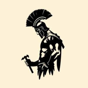 Blackout Gladiator Tattoo