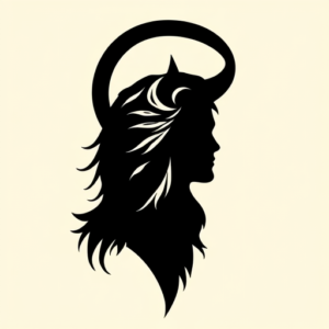 Blackout Halo Tattoo