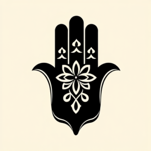 Blackout Hamsa Tattoo