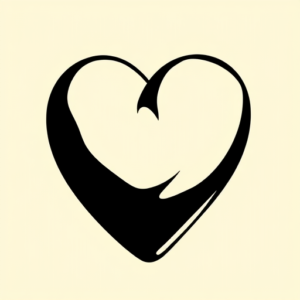 Blackout Heart Tattoo