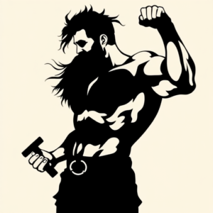 Blackout Hercules Tattoo