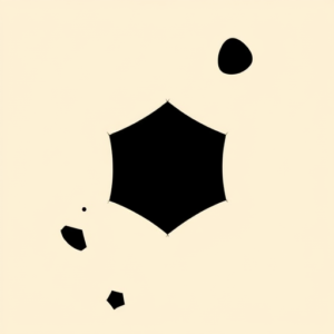 Blackout Hexagon Tattoo