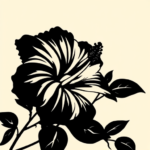 Blackout Hibiscus Tattoo