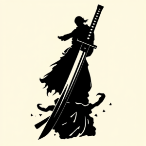 Blackout Katana Tattoo