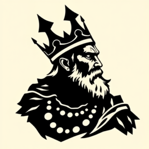Blackout King Tattoo
