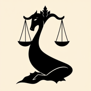 Blackout Libra Tattoo