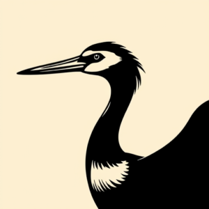 Blackout Loon Tattoo