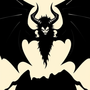 Blackout Lucifer Tattoo