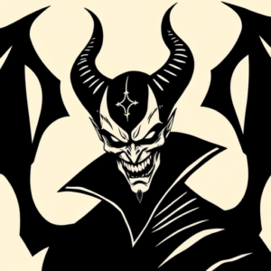 Blackout Maleficent Tattoo