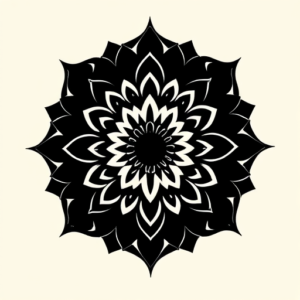Blackout Mandala Tattoo