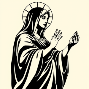 Blackout Mary Tattoo