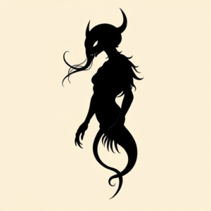 Blackout Medusa Tattoo