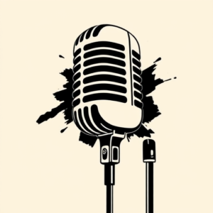 Blackout Microphone Tattoo