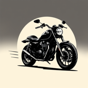 Blackout Motorcycle Tattoo