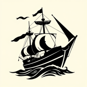 Blackout Nautical Tattoo