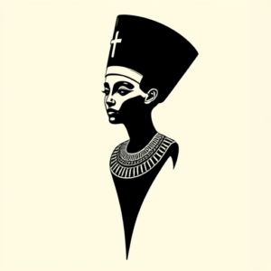 Blackout Nefertiti Tattoo