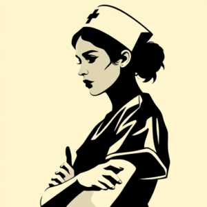 Blackout Nurse Tattoo