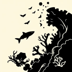 Blackout Ocean Tattoo