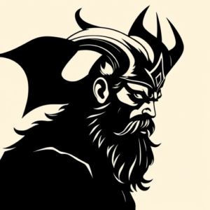 Blackout Odin Tattoo