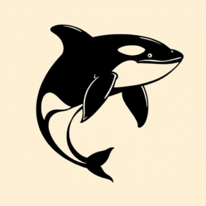 Blackout Orca Tattoo