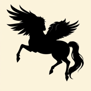 Blackout Pegasus Tattoo
