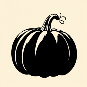 Blackout Pumpkin Tattoo