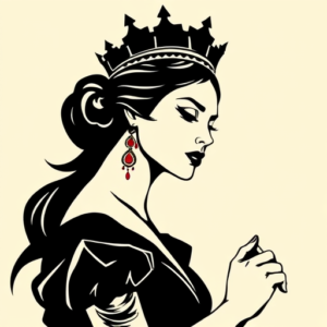 Blackout Queen Tattoo