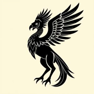 Blackout Quetzalcoatl Tattoo