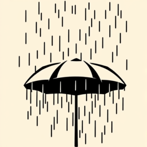 Blackout Rain Tattoo