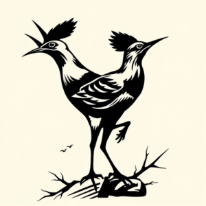 Blackout Roadrunner Tattoo