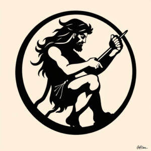 Blackout Saturn Tattoo