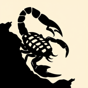 Blackout Scorpio Tattoo