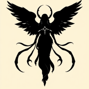 Blackout Seraphim Tattoo