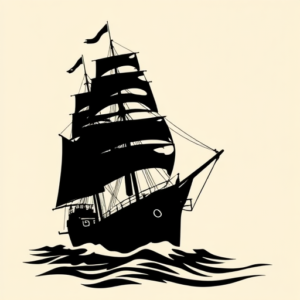 Blackout Ship Tattoo