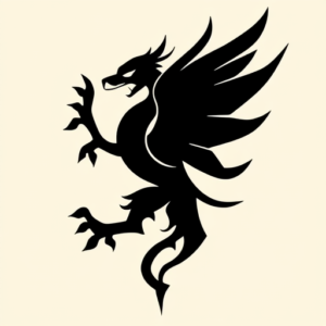Blackout Slytherin Tattoo