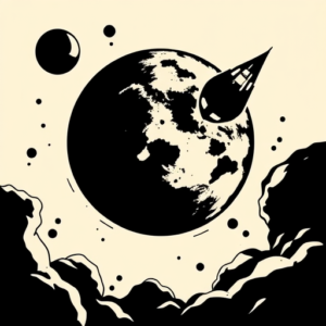 Blackout Space Tattoo