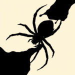 Blackout Spider Tattoo